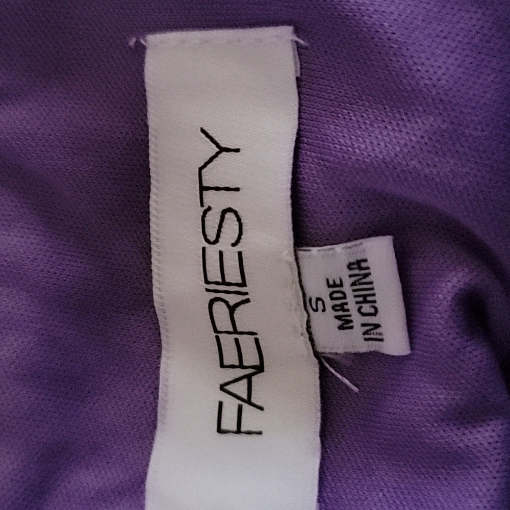 Faeriesty Purple Sequin Spaghetti Strap Bodycon M… - image 8